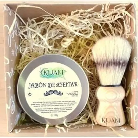 Kijani Rasierseife+Pinsel-Set – Bild 2