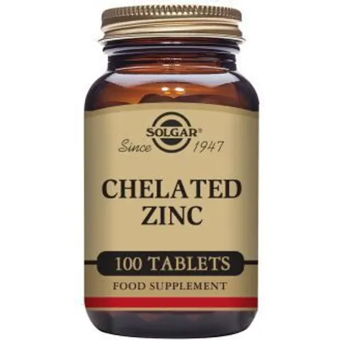 Solgar Chelatisiertes Zink 100 Tabletten – Bild 2