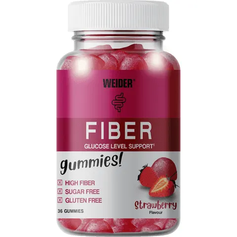 Weider Gummiy Fiber Erdbeere 60 Gummies – Bild 2
