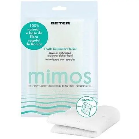 Beter Konjac Gesichtsreinigungstuch-Mimos – Bild 2