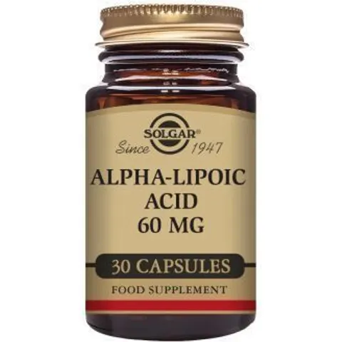 Solgar Alpha-Liponsäure 60 mg 30 Kapseln – Bild 2