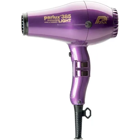 Parlux Power Light Ionic & Ceramic 385 Haartrockner Lila – Bild 2