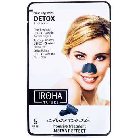 IROHA NATURE Deep Pore Cleansing Charcoal Nose Strips – Bild 2