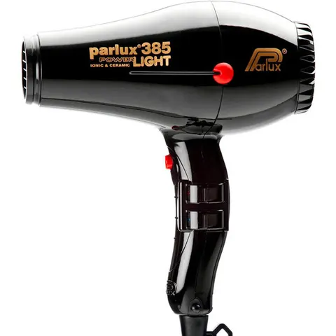Parlux Power Light Ionic & Ceramic 385 Haartrockner Schwarz – Bild 2