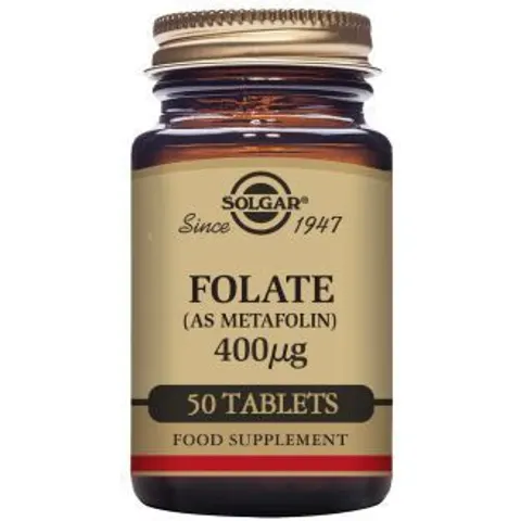 Solgar Folat 400 Mcg 50 Tabletten – Bild 2
