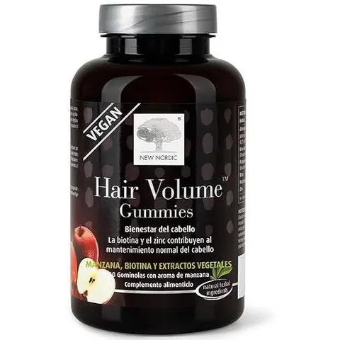 Nordic Haarvolumen Apfelduft 60 Gummies – Bild 2