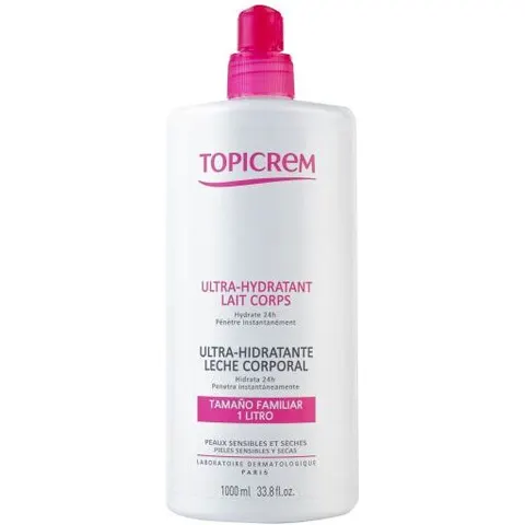 Topicrem Ultra-feuchtigkeitsspendende Körpermilch 1 L – Bild 2