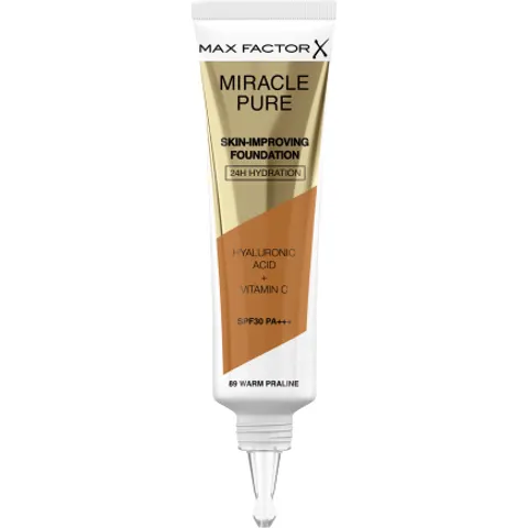 Max Factor Miracle Pure Hautverbessernde Make-up-Basis 89 Warm – Bild 2