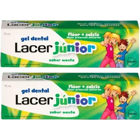 Lacer Junior Mint Zahngel 2 x 75 ml – Bild 2