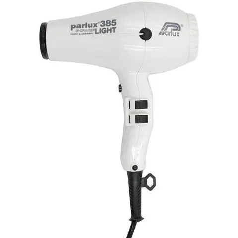 Parlux Power Light Ionic & Ceramic 385 Haartrockner Weiss – Bild 2