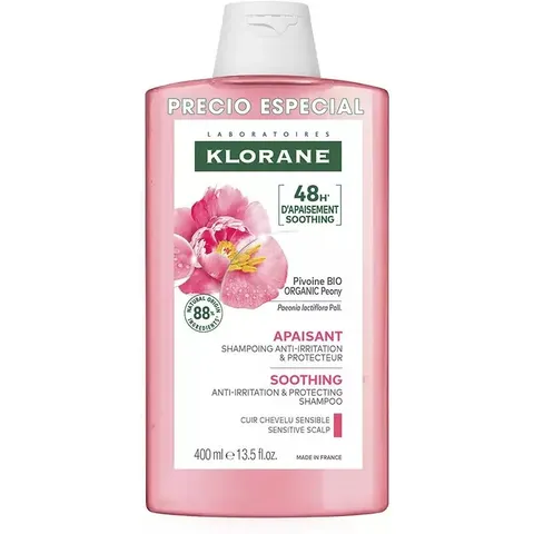Klorane Peony Bio Beruhigendes Shampoo 400 ml – Bild 2