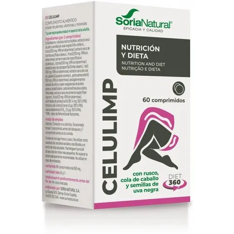 Soria Natural Celulimp 60 Tabletten – Bild 2