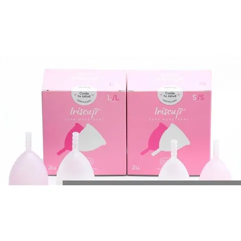 Irisana Menstruationstasse 2 Tassen Grössen – Bild 2