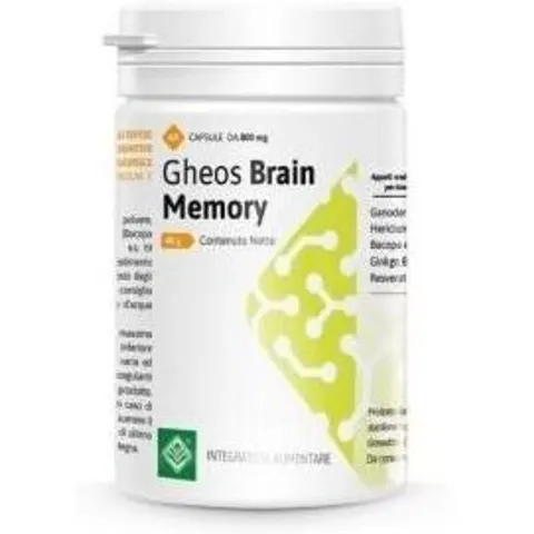 Gheos Brain Memory 800 mg 60 Kapseln – Bild 2