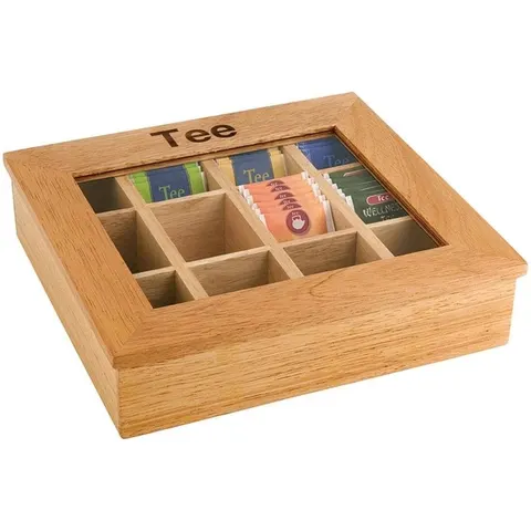 APS Teebox 31x28 cm hellbraun – Bild 2