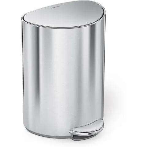 Mülleimer SIMPLEHUMAN "6 l", silber (silberfarben), Edelstahl, Mülleimer, Mülleimer silberfarben Einheitsgrösse – Bild 2