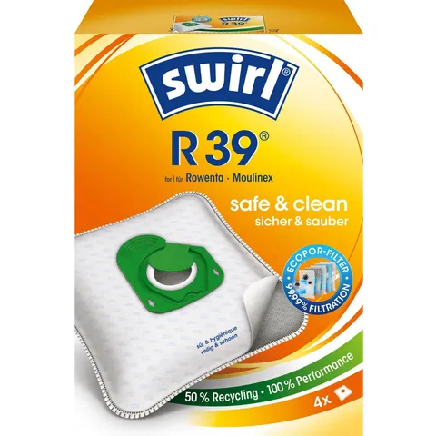 Swirl R39 Staubsaugerbeutel 4 St. – Bild 1