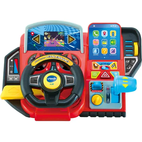 Vtech Ready Set School Abenteuer Lernlenkrad – rot – Bild 2