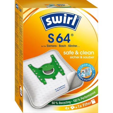 Swirl S64 S66 Micro Staubsaugerbeutel 4 St. – Bild 2