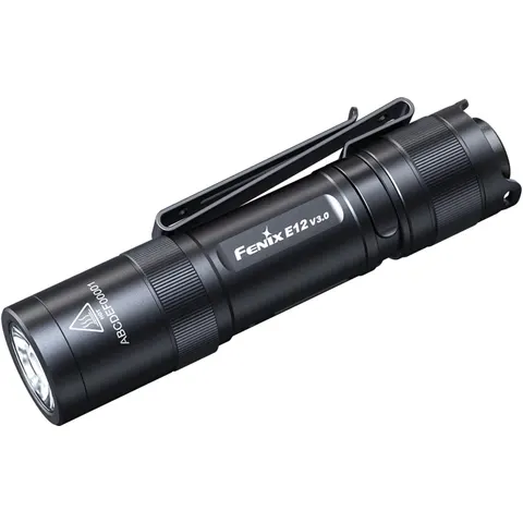 FENIX LED-Taschenlampe E12 V3.0, schwarz – Bild 2