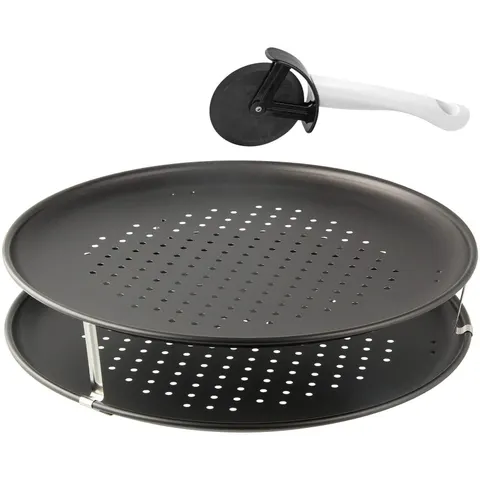 Zenker Pizza-Backset – schwarz – Bild 2