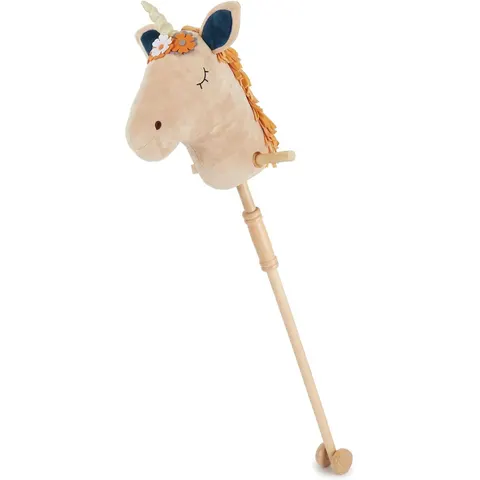 Bieco Steckenpferd Holz Einhorn Magic – beige – Bild 2