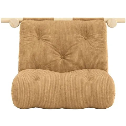 Schlafsofa KARUP DESIGN "Hooked Sofa Bed / Sleeper Chair – Sitz- oder Schlafplatz, platzsparend", braun (fudge braun), B:75cm H:12cm T:200cm, Bezug: 100% Polyes – Bild 2