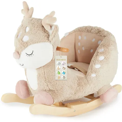 Bieco Schaukeltier Reh Ella – beige – Bild 2