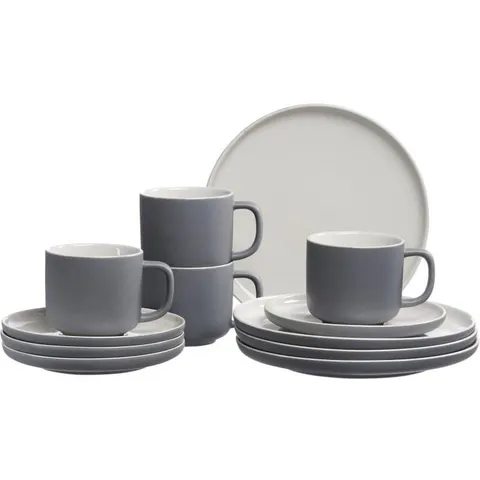 Ritzenhoff & Breker Kaffeeservice JASPER, grau, 12-teilig – Bild 2