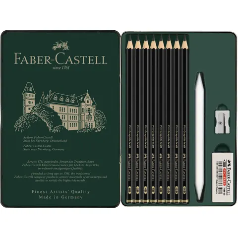 FABER-CASTELL Graphitstifte Pitt Graphite Matt 2B-14B – Bild 3