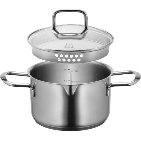 Kochtopf, Edelstahl Sanvito – silber – 928014 – Bild 3