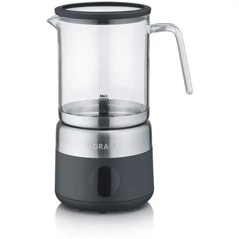 GRAEF MS 802 EU Milchaufschäumer 5 Programme bis 400ml Milch sw / Glas – Bild 2