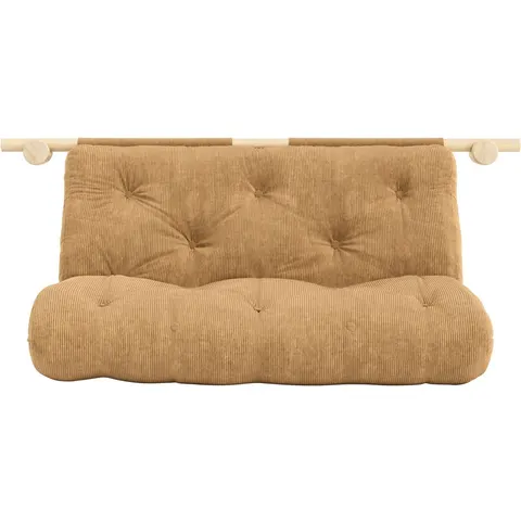 Schlafsofa KARUP DESIGN "Hooked Sofa Bed / Sleeper Chair – Sitz- oder Schlafplatz, platzsparend", braun (fudge braun), B:135cm H:12cm T:200cm, Bezug: 100% Polye – Bild 3