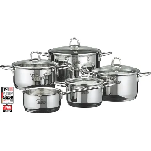 ELO Topfset "Rubin" 9-teilig – silber – Bild 3