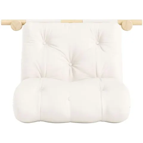 Schlafsofa KARUP DESIGN "Hooked Sofa Bed / Sleeper Chair – Sitz- oder Schlafplatz, platzsparend", beige (natural), B:75cm H:12cm T:200cm, Bezug: 80% Baumwolle – Bild 3