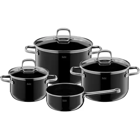 WMF Topf-Set Silit Silargan® Elegance, schwarz – Bild 3
