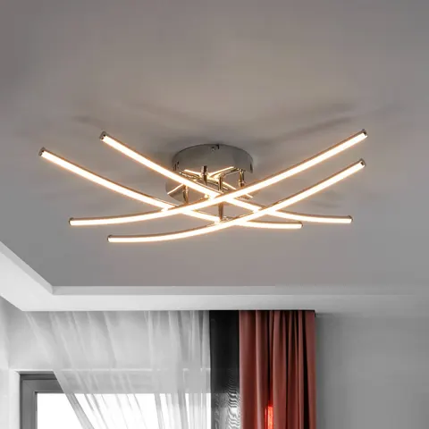 LED Ceiling Light Yael Lindby, Chrome / silver, Kitchen, metal, Modern, Ceiling Light – image 2