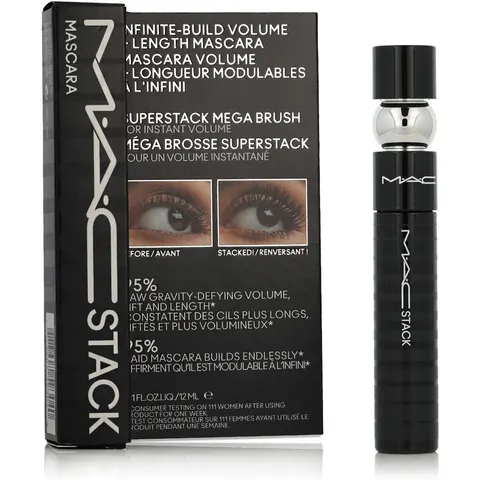 MAC Cosmetics MACStack Mascara Superstack Mega Brush volumising and lengthening mascara shade Black 12 ml – image 2