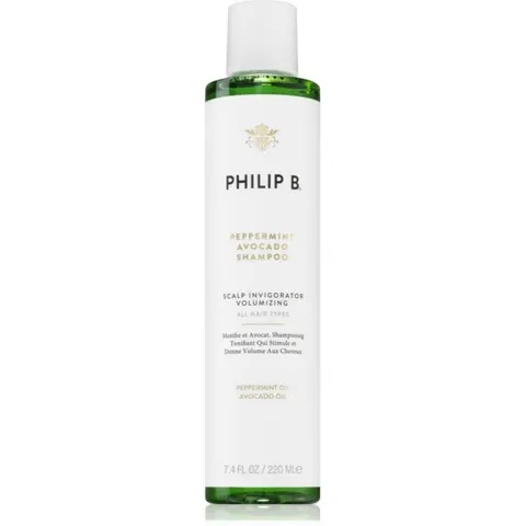 220ml PHILIP B Peppermint & Avocado Shampoo – image 2