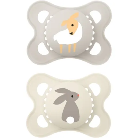 MAM Original 0+m dummy Grey/ Beige 2 pc – image 2