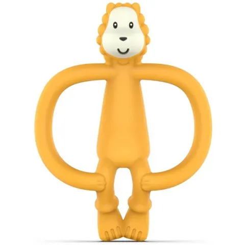 Matchstick Monkey Animal Collection toothbrush with teether Lion 1 pc – image 2