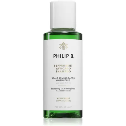 60ml PHILIP B Peppermint & Avocado Shampoo – image 2