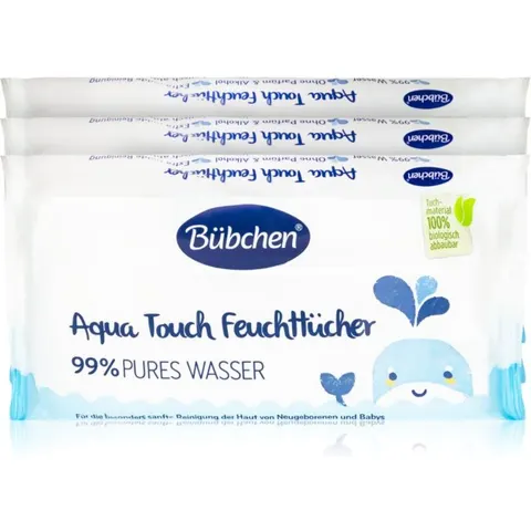Bübchen Aqua Touch Baby Wipes 3x48 pc – image 2