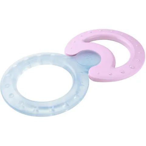 NUK Teether chew toy with cooling effect 3-12 m Violet 2 pc – image 2