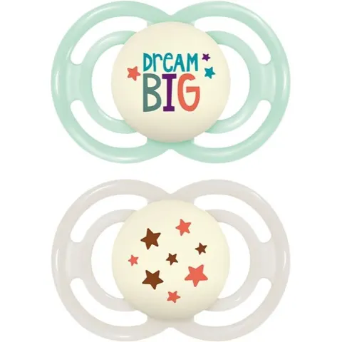 MAM Perfect Night 16+ months dummy Mint/ Grey 2 pc – image 2
