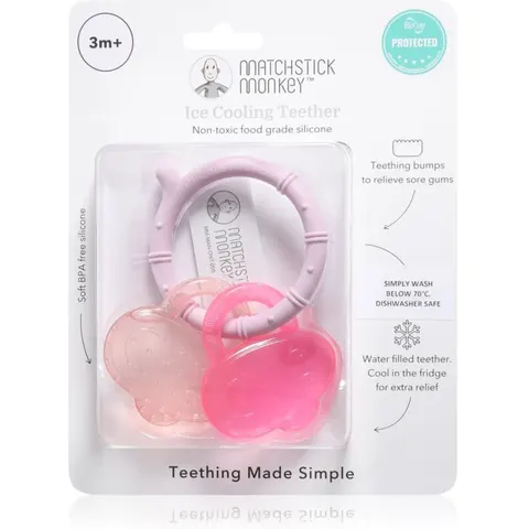 Matchstick Monkey Ice Cooling Teether - Pink – image 2