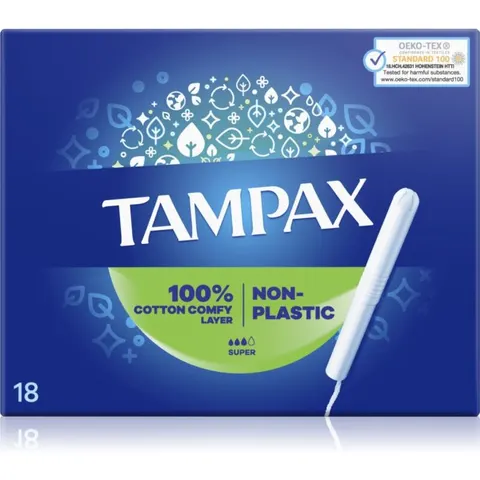 Tampax Super tampons with applicator 18 pc – image 2