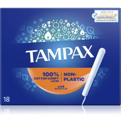 Tampax Super Plus tampons with applicator 18 pc – image 2