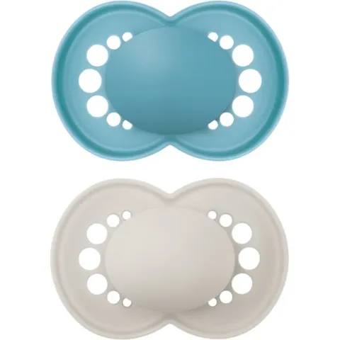 MAM Original 16m+ dummy Turquoise/ Grey 2 pc – image 2