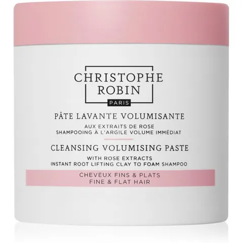 250ml Christophe Robin Cleansing Volumising Paste with Rose Extracts – image 3